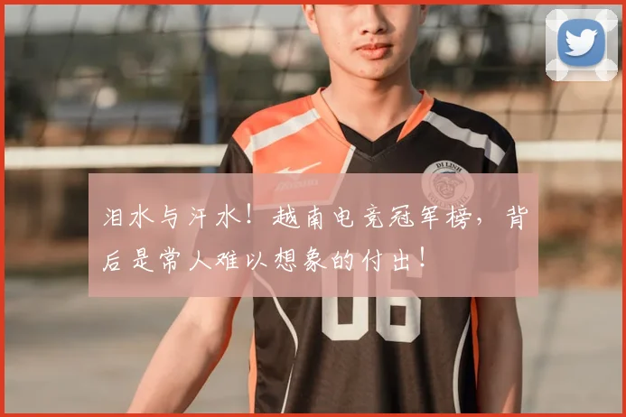 泪水与汗水！越南电竞冠军榜，背后是常人难以想象的付出！